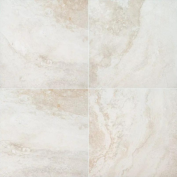 Livingstyle Travertino Matte Travertine Look Porcelain Pavers 24x24