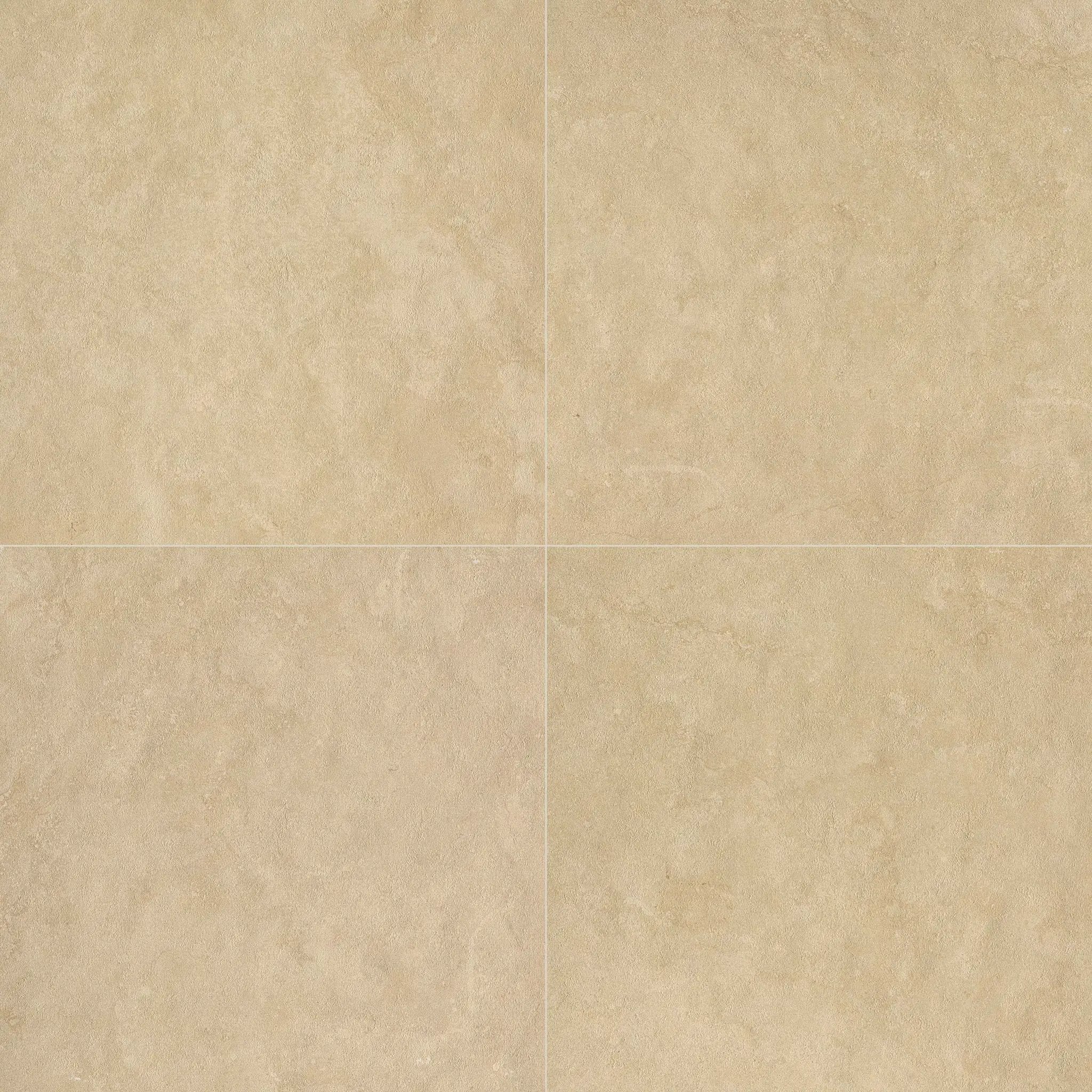 Tierra Ivory Matte Pattern Travertine Look Porcelain Pavers close up