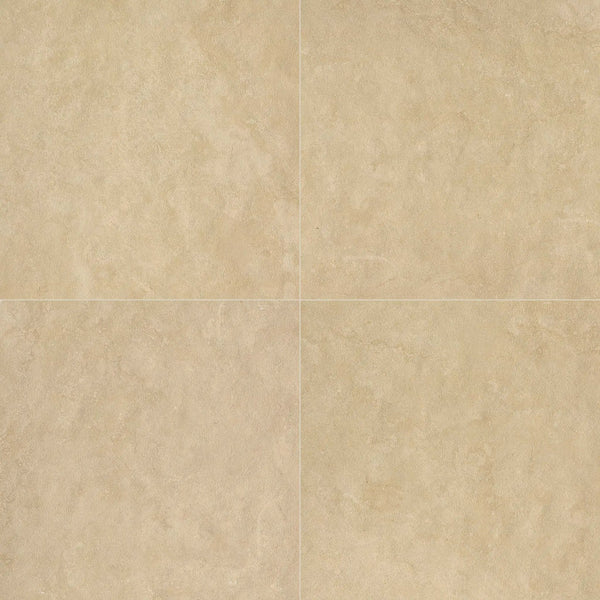 Tierra Ivory Matte Pattern Travertine Look Porcelain Pavers