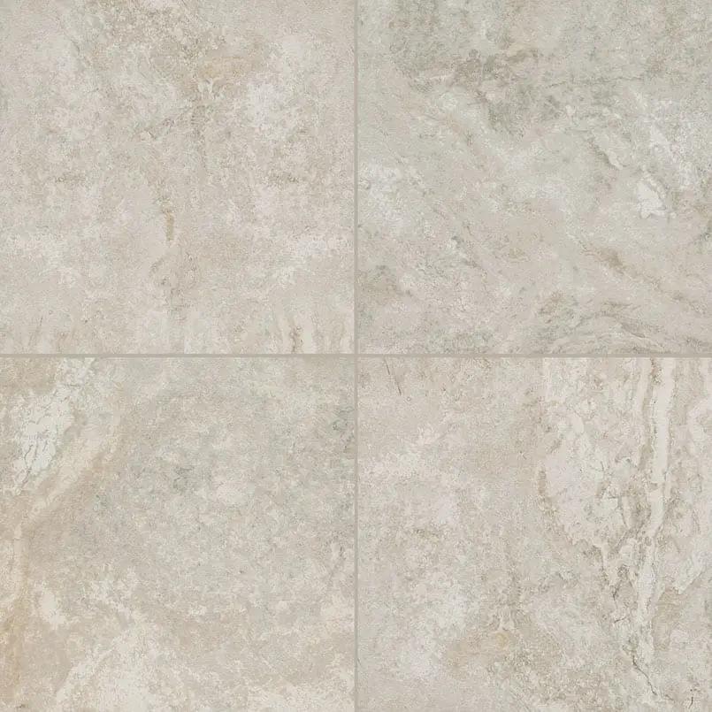 Trevi Silver Matte Porcelain Pavers 24x24 close up