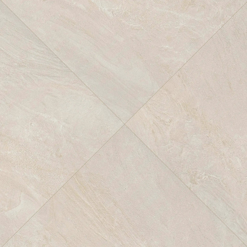 Vortexa Champagne Matte Porcelain Pool Copings 13x24 angled view