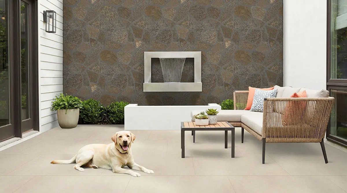 Zement Blanco Matte Porcelain Pavers 24x48 by MSI Surfaces