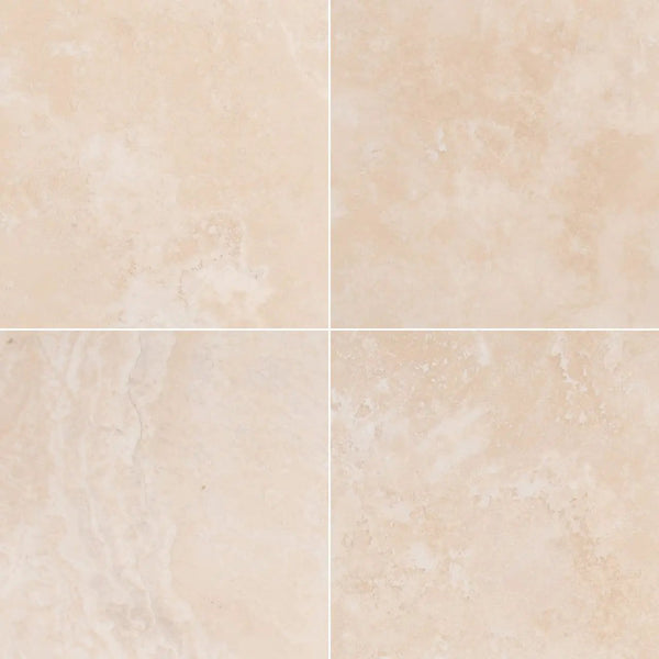 Tuscany Beige Tumbled Travertine Pavers 24x24