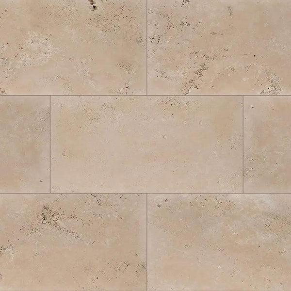 Durango Cream Tumbled Travertine Pavers 16x24