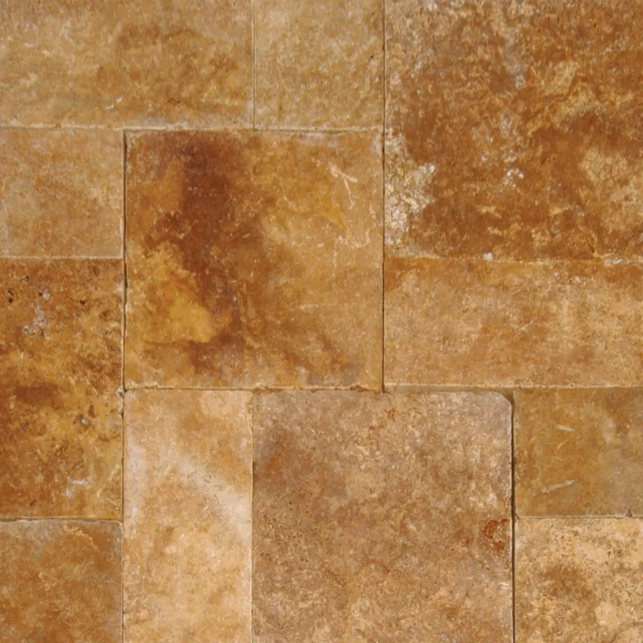 Tuscany Riviera Tumbled Pattern Travertine Pavers by MSI Surfaces