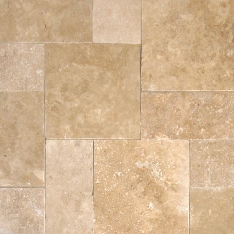 Tuscany Walnut Travertine Pool Copings 16x24 by MSI Surfaces