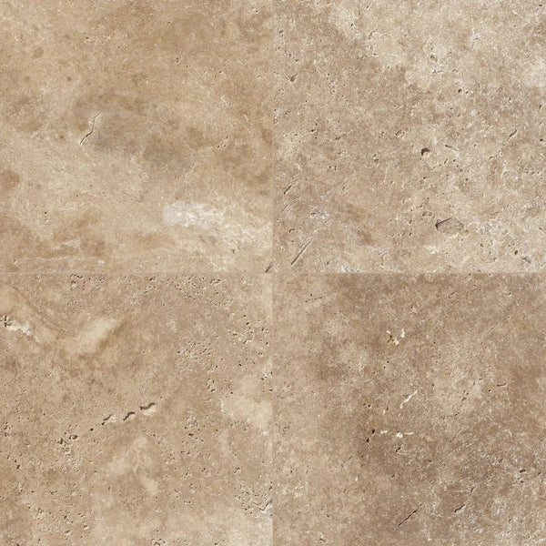 Tuscany Walnut Tumbled Travertine Pavers 16x16