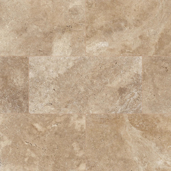 Tuscany Walnut Tumbled Travertine Pavers 16x24