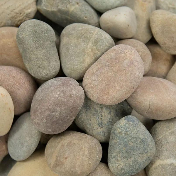 Amazon Multi Pebbles Natural Quartzite Pavers 4.50 inch
