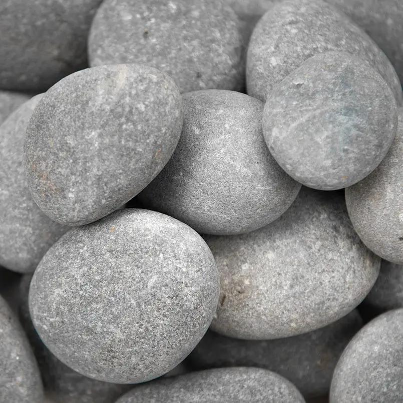 Nile Grey Pebbles Natural Quartzite Pavers close up
