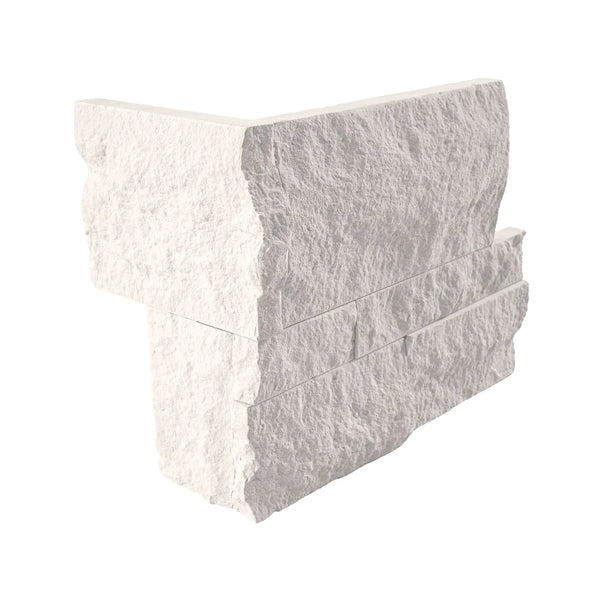Taja Cream Split Face Corner Limestone Pavers 9x12