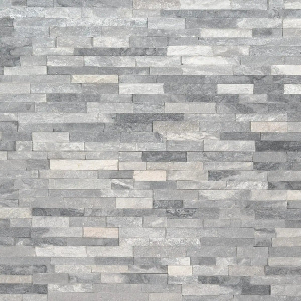 Alaska Gray Mini Split Face Marble Pavers