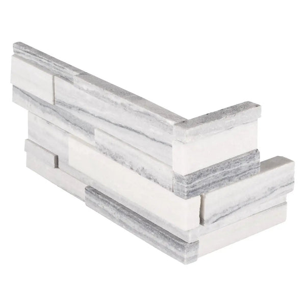 Alaska Gray 3d Honed Marble Pavers 6x12