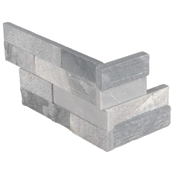 Alaska Gray Multi Finish Marble Pavers 6x12