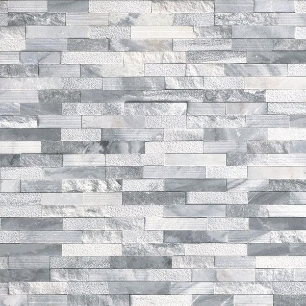 Alaska Gray Multi Finish Marble Pavers 6x24