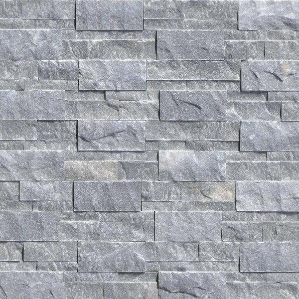 Atlantic Blue Split Face Marble Pavers 9x24