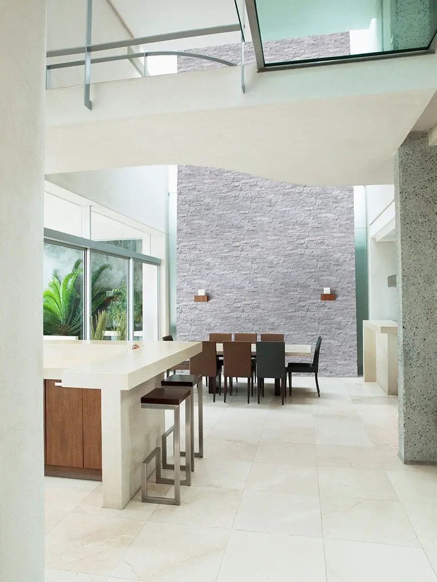 Cosmic Gray Split Face Marble Pavers 6x18 by MSI Surfaces