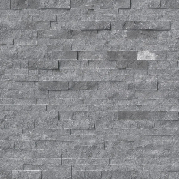 Glacial Grey Split Face Marble Pavers 6x24