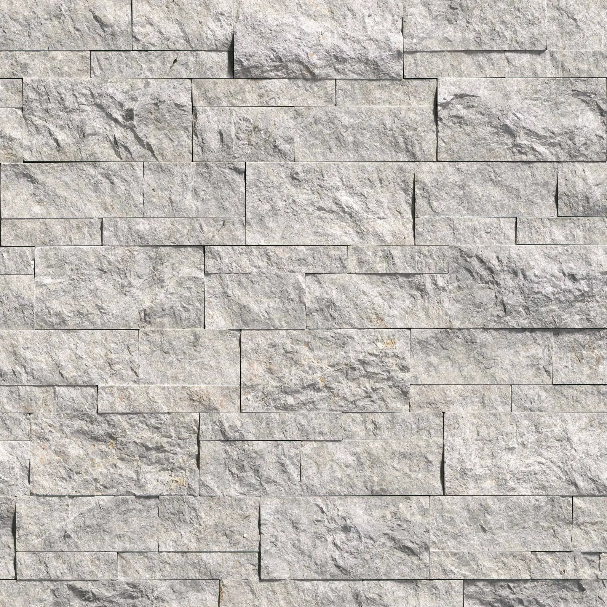 Laguna Gray Split Face Marble Pavers 9x24 close up