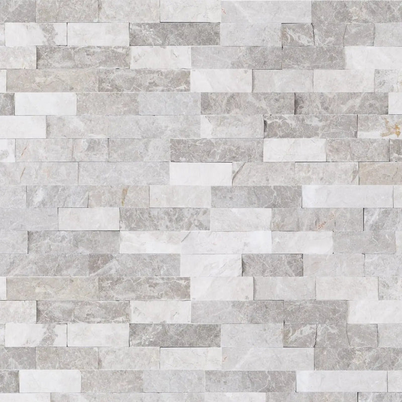 Luna Gray Split Face Marble Pavers 6x24 by MSI Surfaces