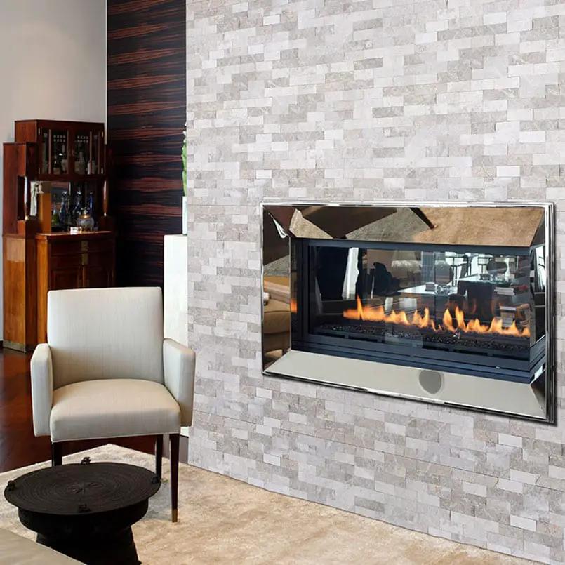 Luna Gray Split Face Marble Pavers 6x24 by MSI Surfaces