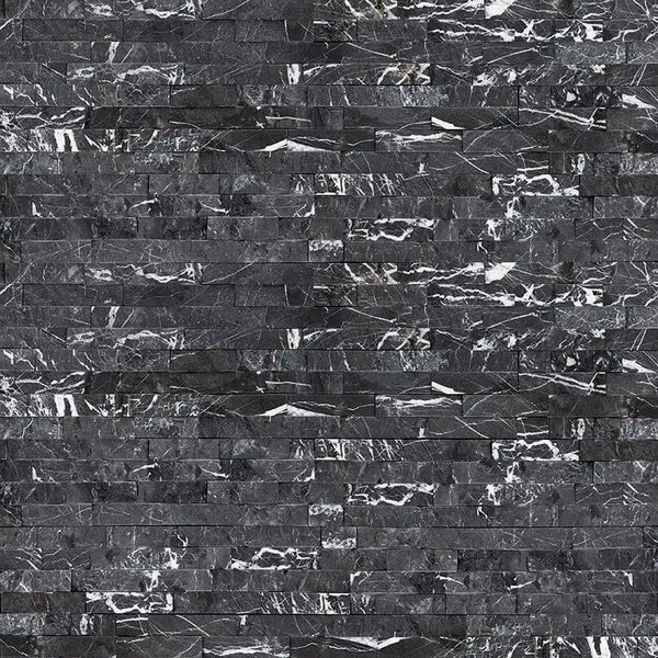 Marquina Nero Matte Marble Pavers 6x24