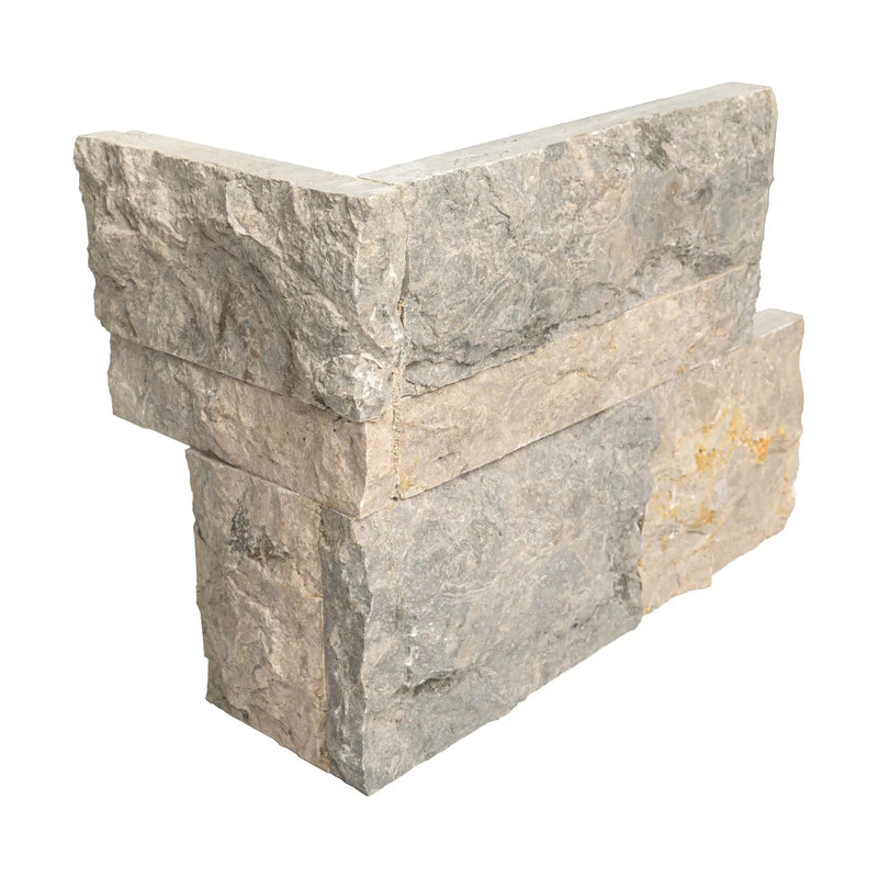Ocean Blue Split Face Marble Pavers 9x18 by MSI Surfaces