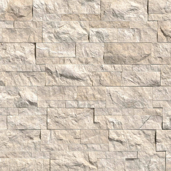 Royal Cream Split Face Marble Pavers 9x24