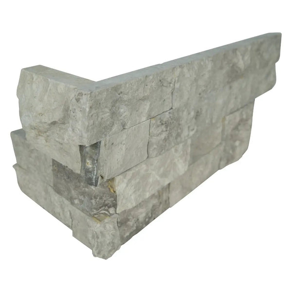 Silver Canyon Split Face Marble Pavers 6x18