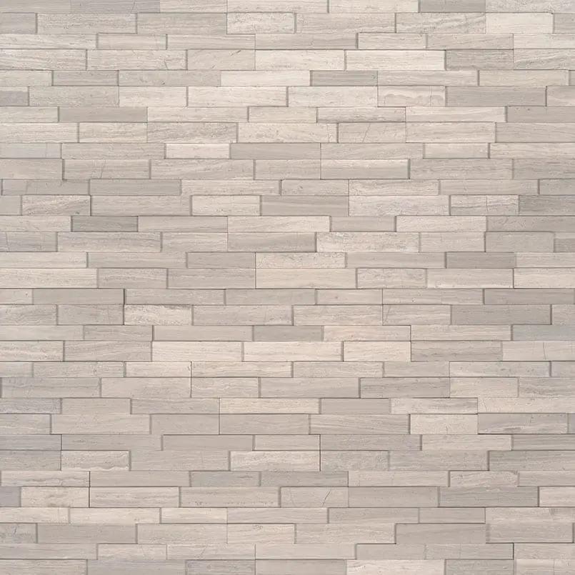 White Oak Honed Mini Marble Pavers 4.5x16 by MSI Surfaces