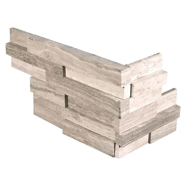 White Oak Honed Marble Pavers 6x12