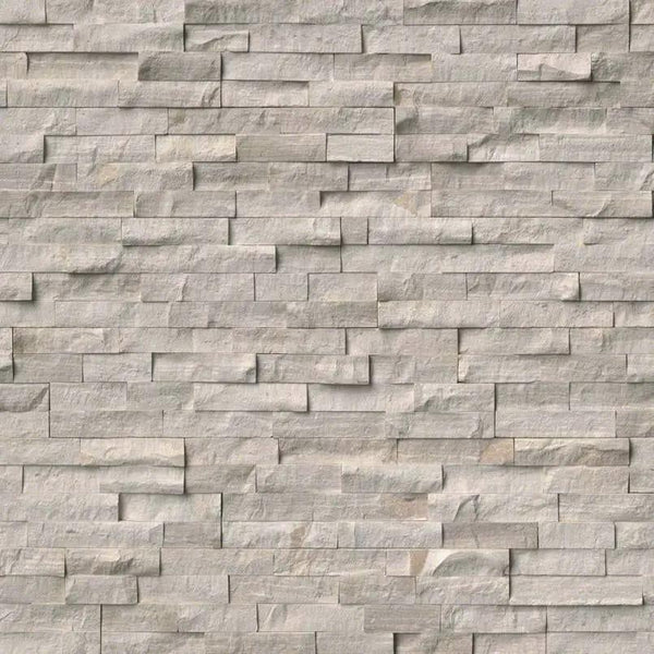 White Oak Split Face Marble Pavers 6x24