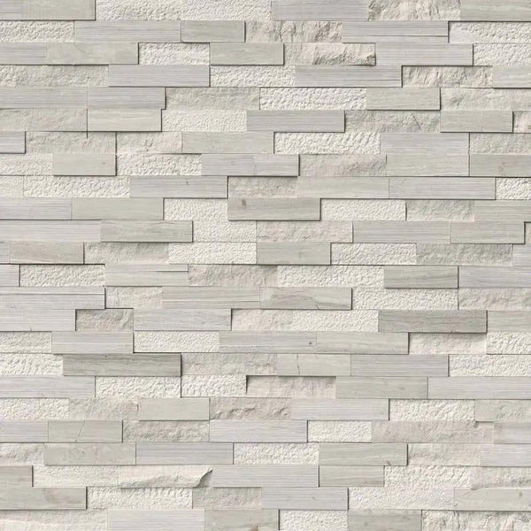 White Oak Marble Ledger Panel 6x24