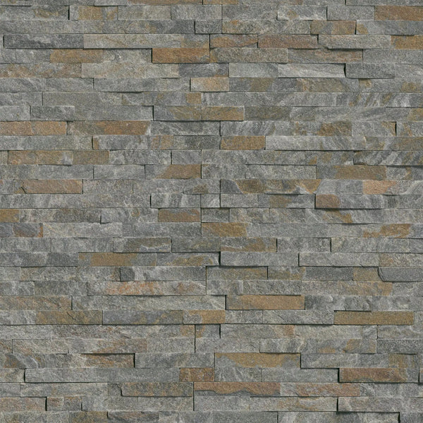 Amber Falls Split Face Quartzite Ledger Panel 6x24