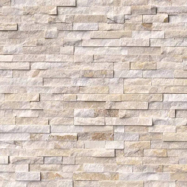 Arctic Golden Panel Split Face Quartzite Ledger 6x24