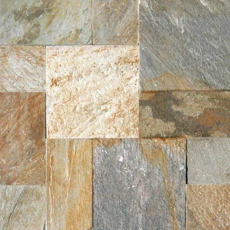 Golden White Gauged Quartzite Pavers 6x24 close up