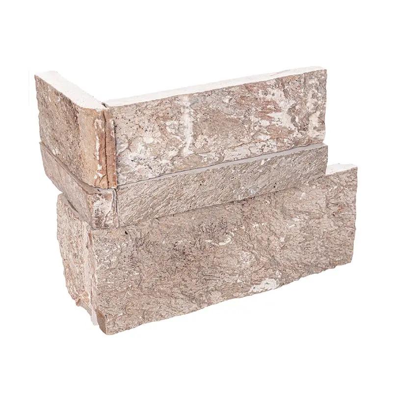 Golden White Xl Split Face Corner Quartzite Pavers 9x12 by MSI Surfaces