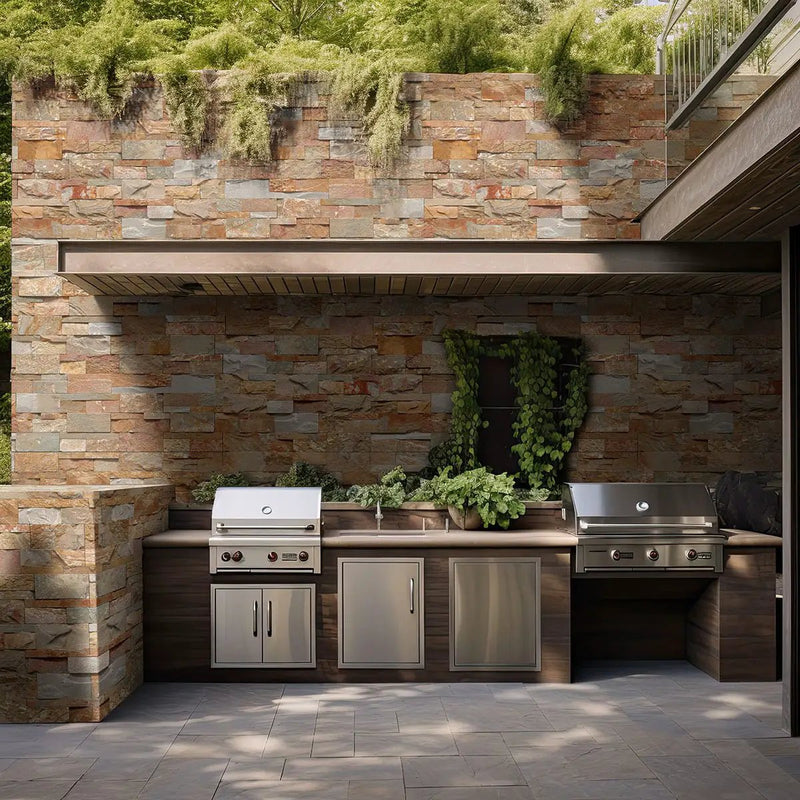 Golden White Xl Split Face Quartzite Pavers 9x24 by MSI Surfaces