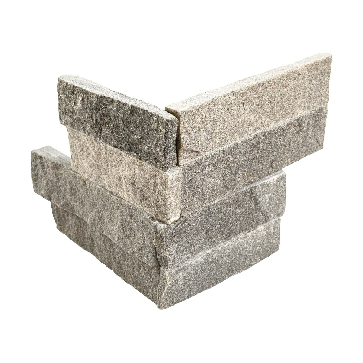 Sedona Grey Split Face Corner Quartzite Pavers 6x6 by MSI Surfaces