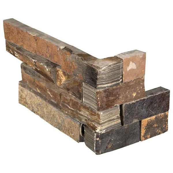 California Gold Natural Slate Pavers 6x12