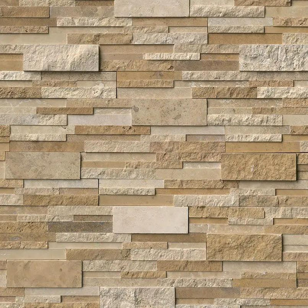 Casa Blend 3d Multi Finish Travertine Pavers 6x24