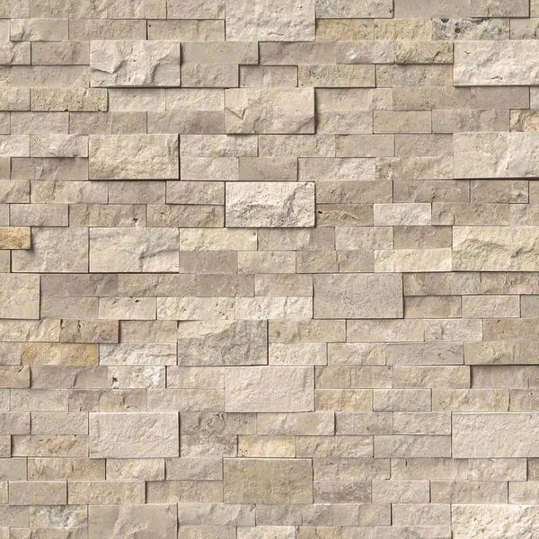 Roman Beige Split Face Travertine Pavers 6x24