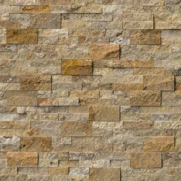 Tuscany Scabas Split Face Travertine Pavers 6x24