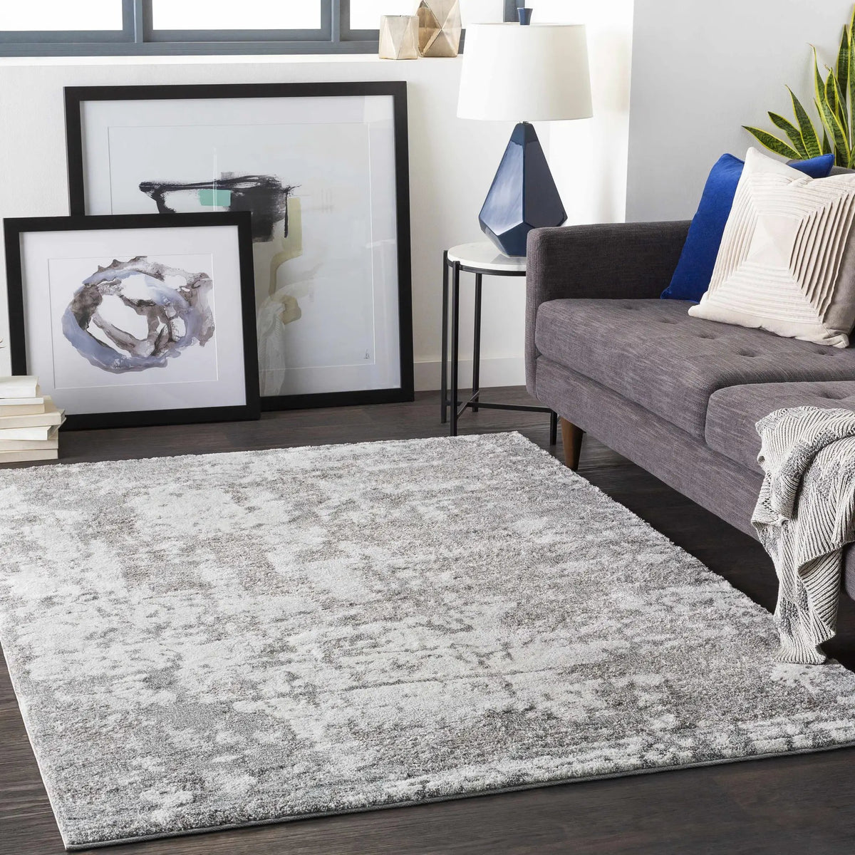 Elsa Area Rug, installed in a room