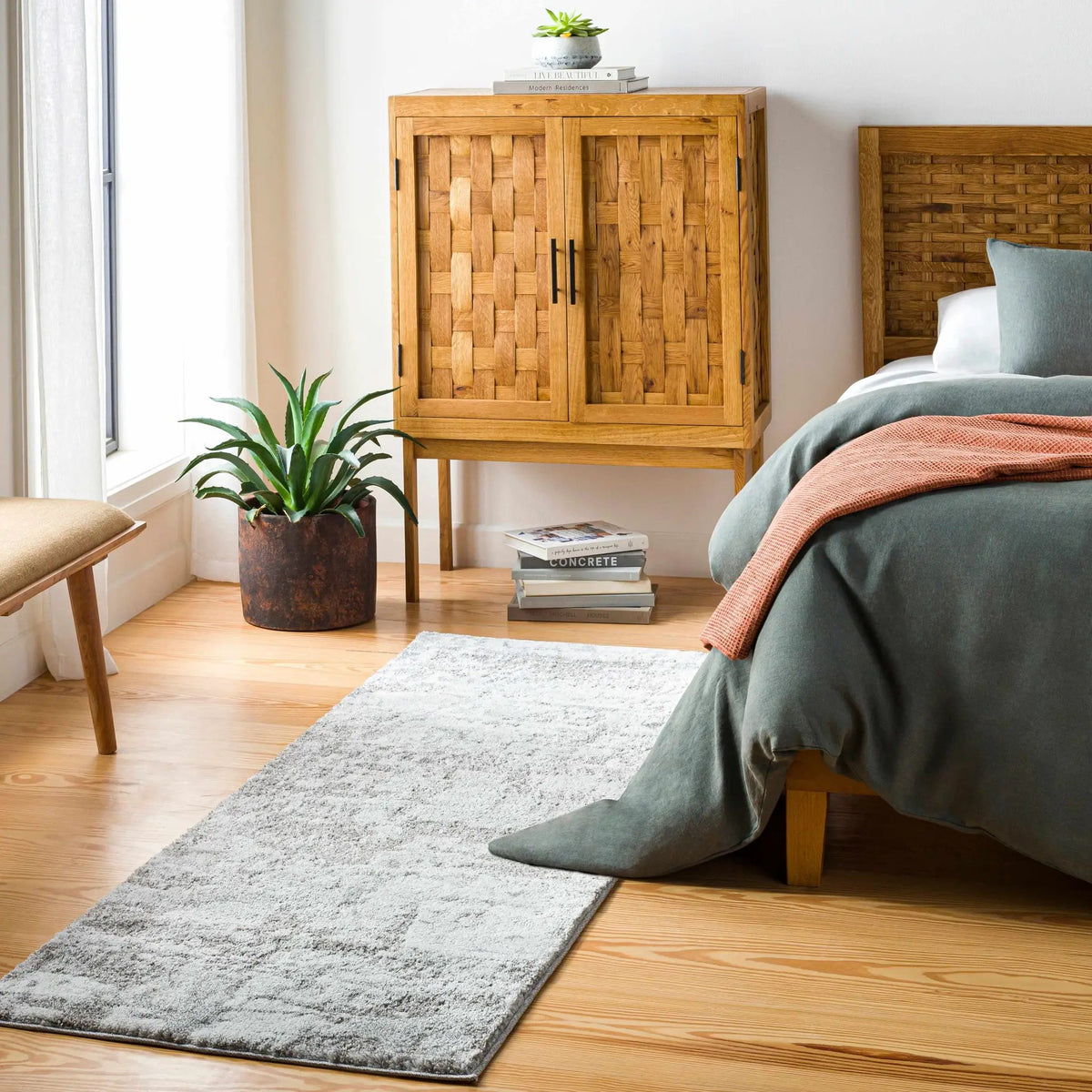 Elsa Area Rug, installed in a room 2