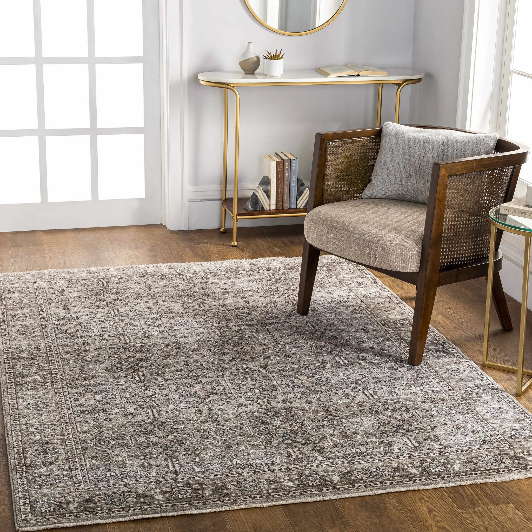 Lugo Luxe Area Rug with tassels - Clearance by Boutique Rugs