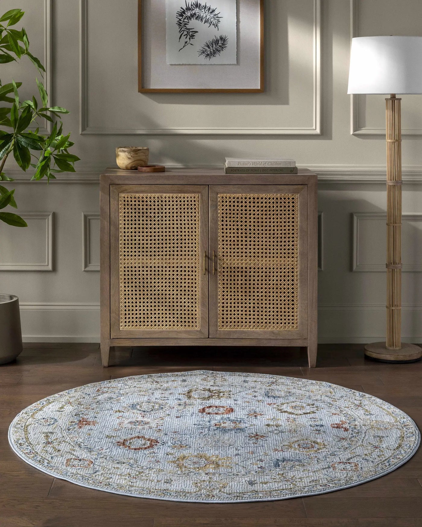 Luklukan Oushak Style Floral Rug by Boutique Rugs