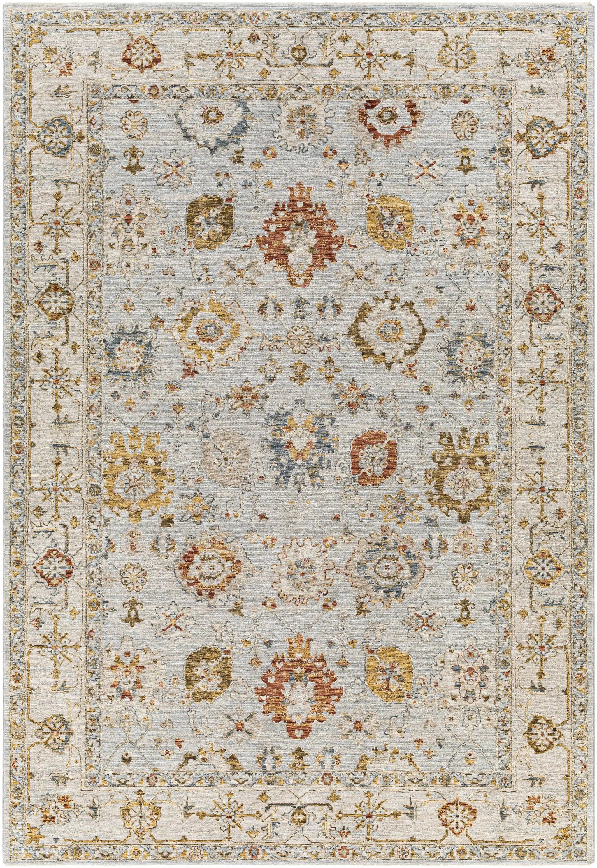 Luklukan Oushak Style Floral Rug by Boutique Rugs