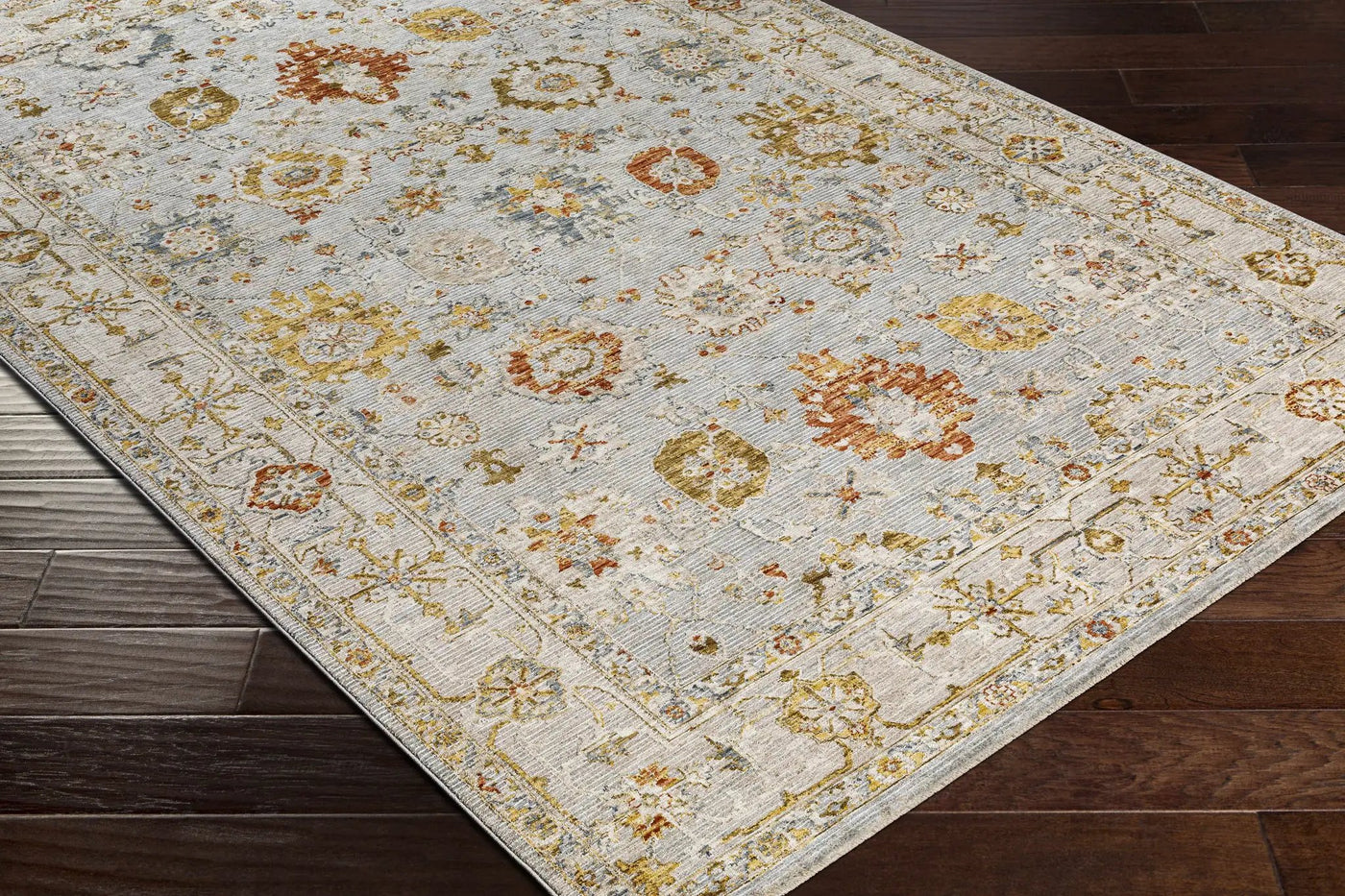 Luklukan Oushak Style Floral Rug by Boutique Rugs