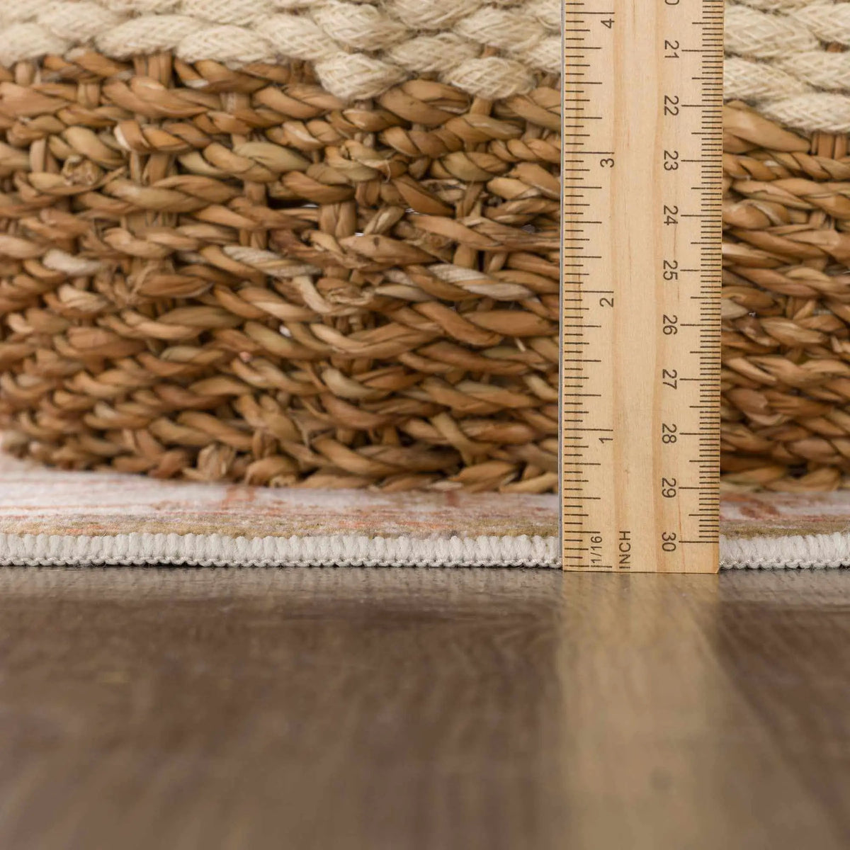 Kullar Orange Washable Area Rug, photo 10 of 12